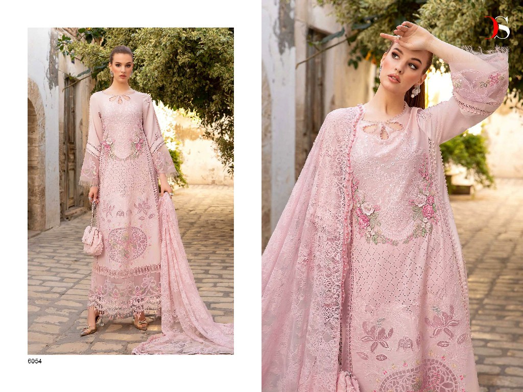 MARIA B VOYAGE LAWN 24 BY DEEPSY SUITS DESIGNER PURE COTTON STYLISH PAKISTANI SALWAR KAMEEZ