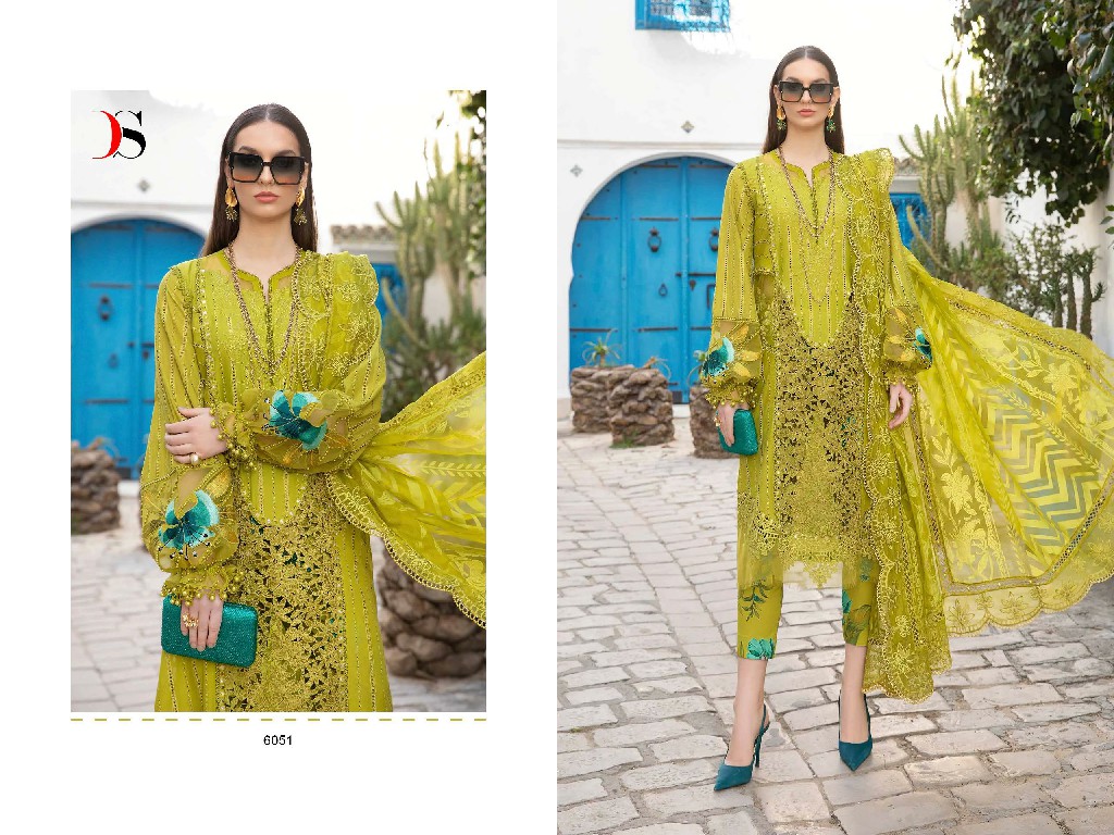 MARIA B VOYAGE LAWN 24 BY DEEPSY SUITS DESIGNER PURE COTTON STYLISH PAKISTANI SALWAR KAMEEZ