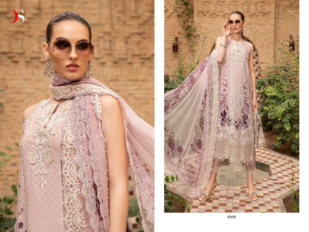 MARIA B VOYAGE LAWN 24 BY DEEPSY SUITS DESIGNER PURE COTTON STYLISH PAKISTANI SALWAR KAMEEZ