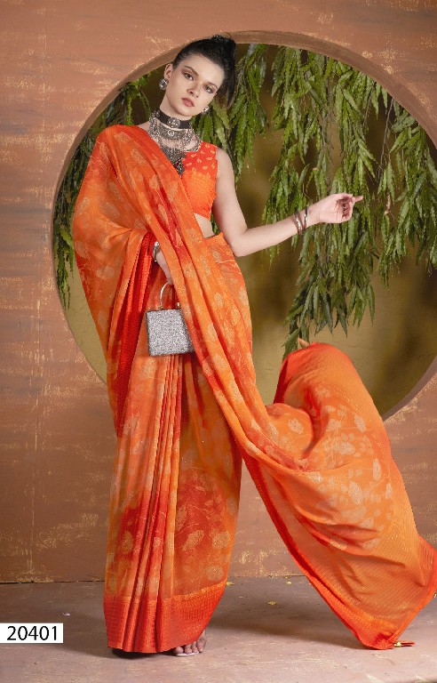 VALLABHI PRINTS VYANJANA VOL 4 AMAZING WEAR GEORGETTE SAREE SUPPLIER