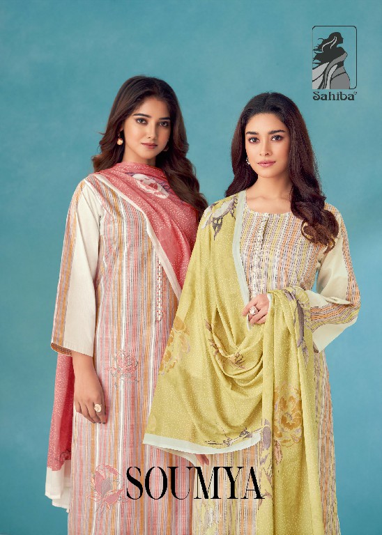 Sahiba Soumya Wholesale Pure Cotton Lawn Salwar Suits