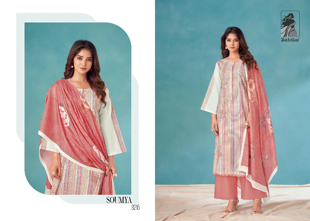 Sahiba Soumya Wholesale Pure Cotton Lawn Salwar Suits