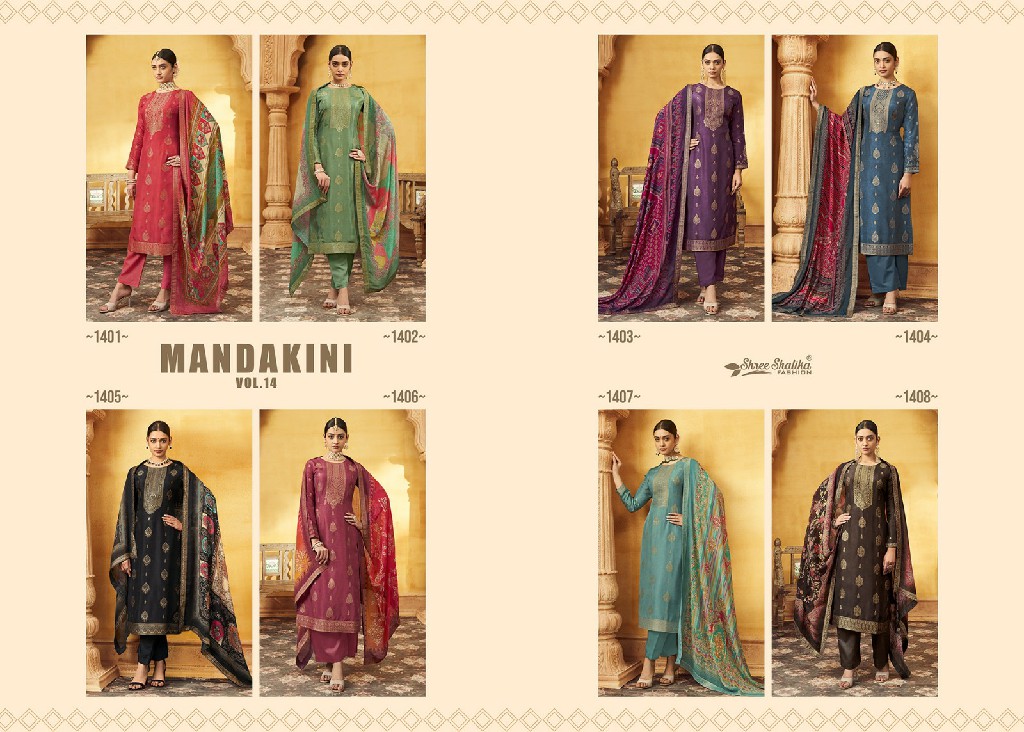 SHREE SHALIKA FASHION MANDAKINI VOL 14 AMAZING UNSTITCH SALWAR KAMEEZ WITH DIGITAL PRINT DUPATTA