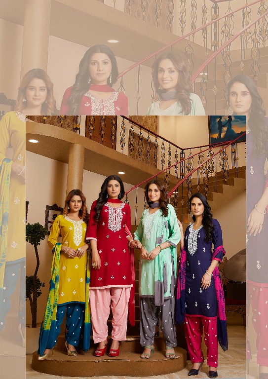 Master Gulal Wholesale Readymade Patiyala 3 Piece Salwar Suits