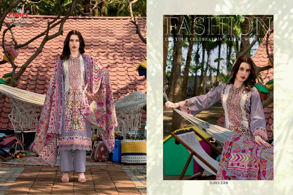 Pakiza Nazakat Vol-31 Wholesale Heavy Kashmiri Neck Embroidery Dress Material