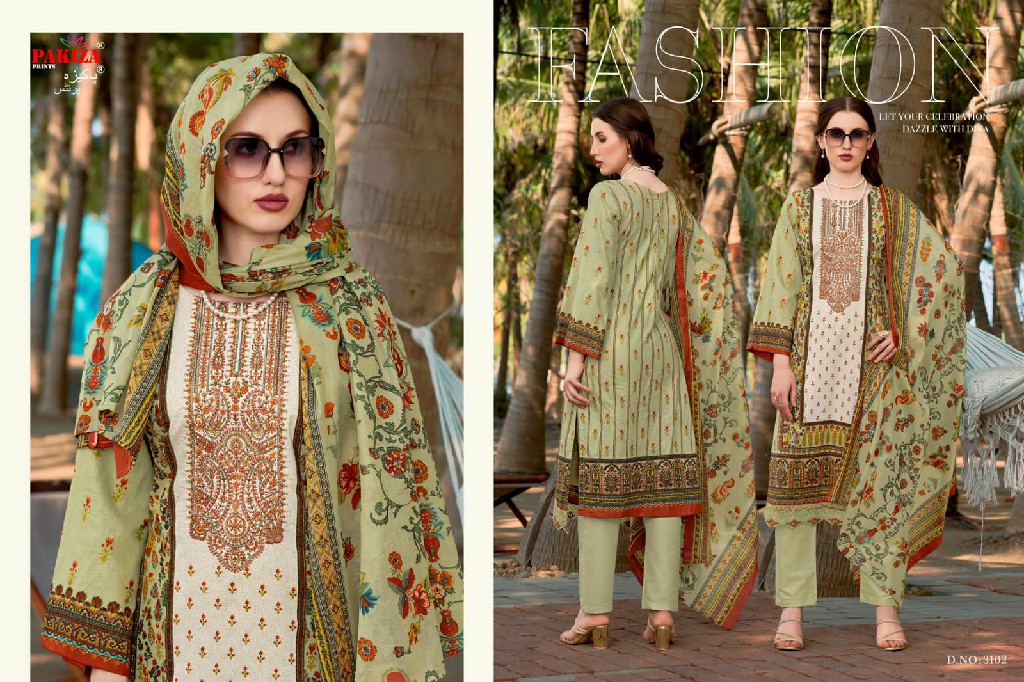 Pakiza Nazakat Vol-31 Wholesale Heavy Kashmiri Neck Embroidery Dress Material