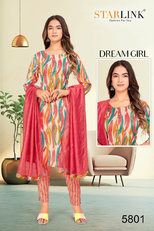 Starlink Dream Girl Wholesale Readymade 3 Piece Salwar Suits Combo