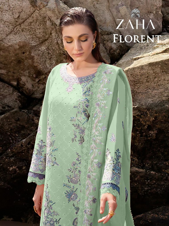 Zaha Florent Wholesale Indian Pakistani Salwar Suits