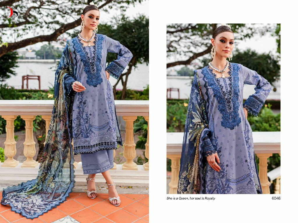 DEEPSY SUITS FIRDOUS QUEENS COURT VOL 7 FANCY WEAR COTTON UNSTITCH SALWAR KAMEEZ