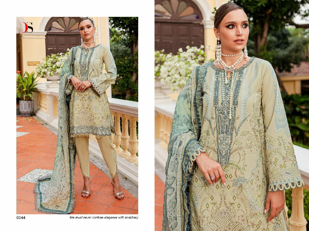 DEEPSY SUITS FIRDOUS QUEENS COURT VOL 7 FANCY WEAR COTTON UNSTITCH SALWAR KAMEEZ