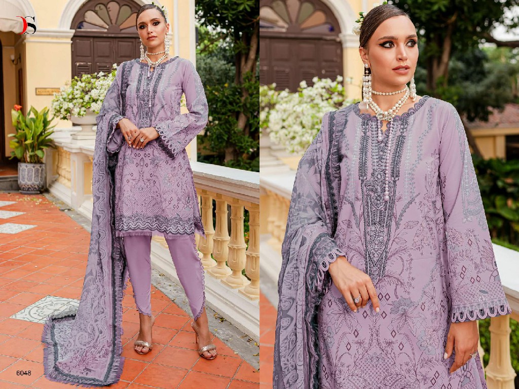 DEEPSY SUITS FIRDOUS QUEENS COURT VOL 7 FANCY WEAR COTTON UNSTITCH SALWAR KAMEEZ