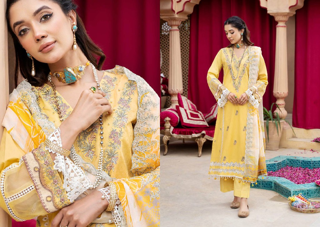 Al Zohaib Sunshine Bloom Premium Eid Edition Pakistani Suits