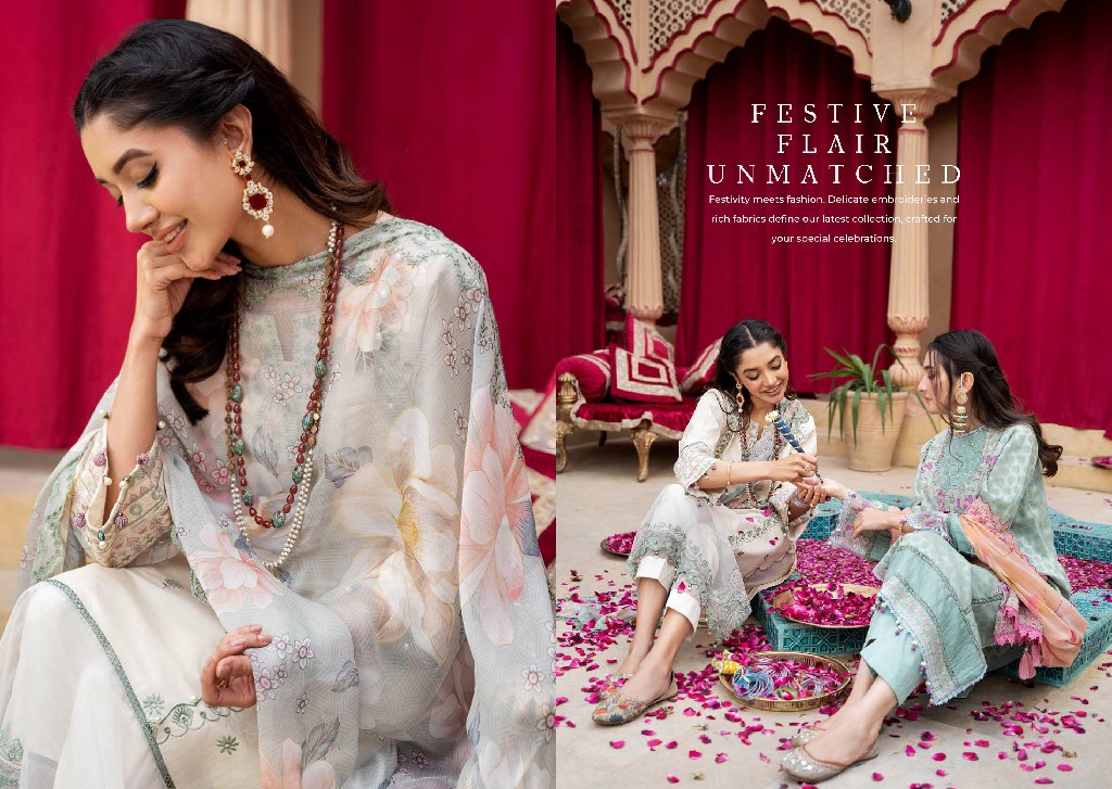 Al Zohaib Sunshine Bloom Premium Eid Edition Pakistani Suits