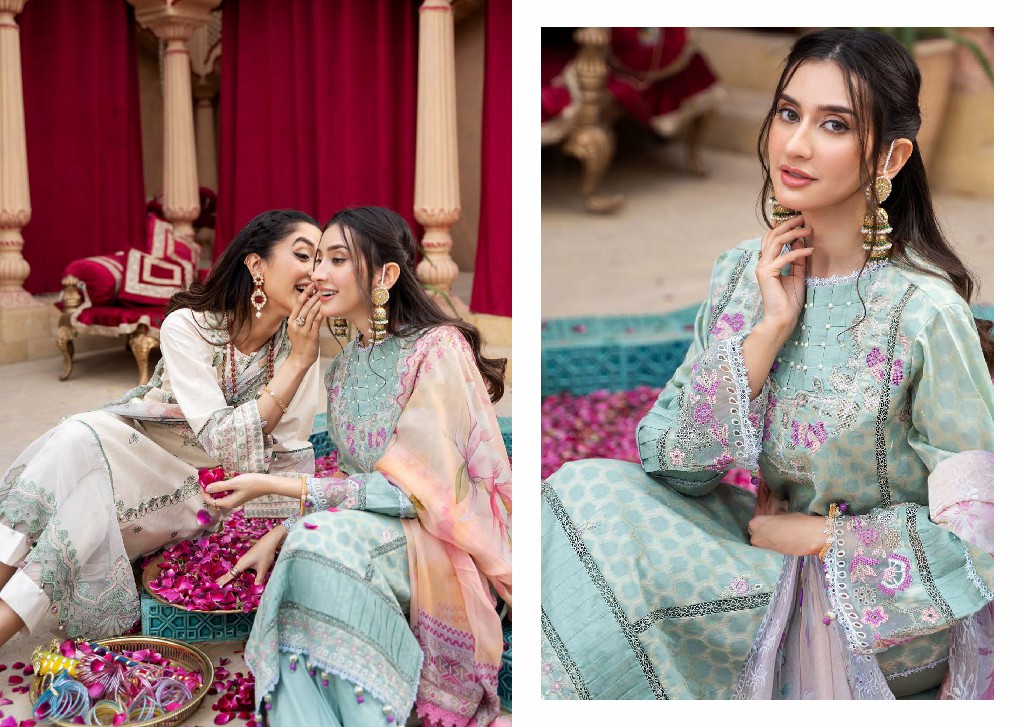 Al Zohaib Sunshine Bloom Premium Eid Edition Pakistani Suits