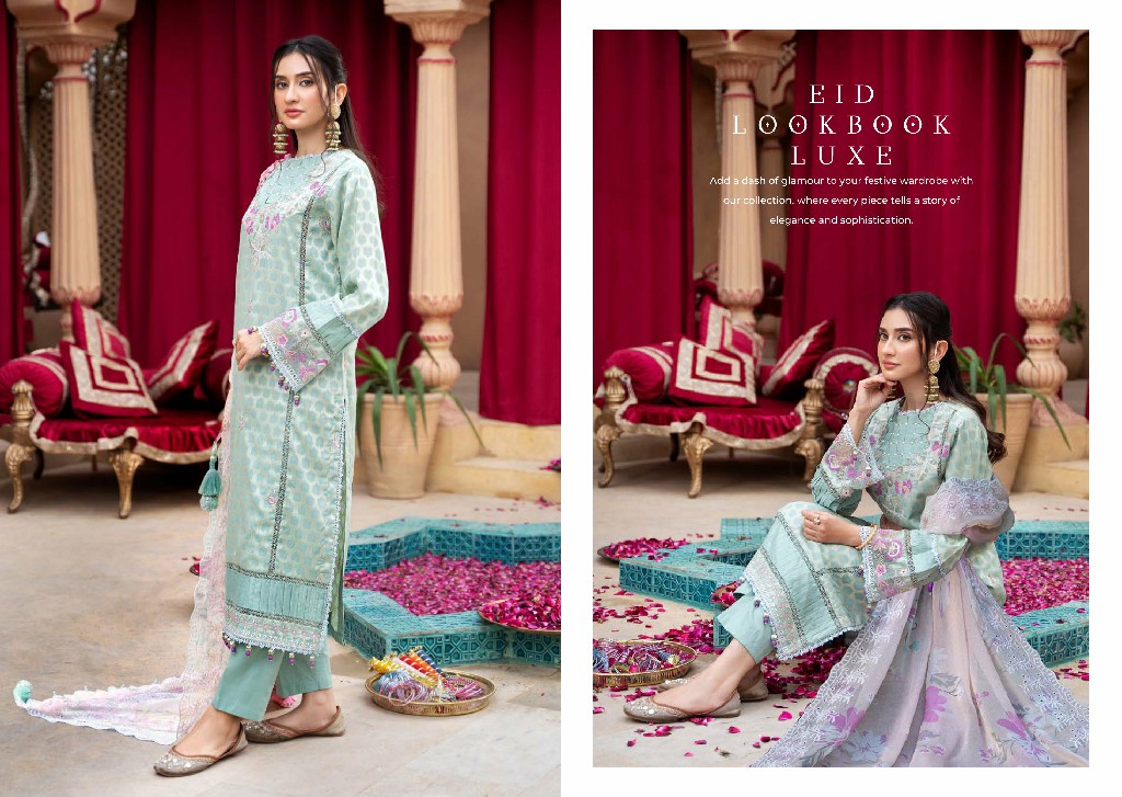 Al Zohaib Sunshine Bloom Premium Eid Edition Pakistani Suits