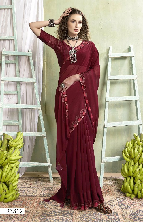 Vallabhi Sudan Wholesale Georgette Party Wear Sarees