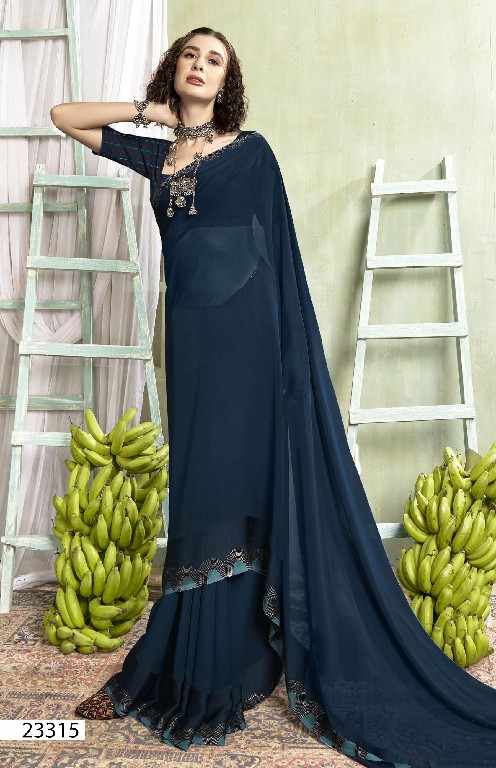 Vallabhi Sudan Wholesale Georgette Party Wear Sarees