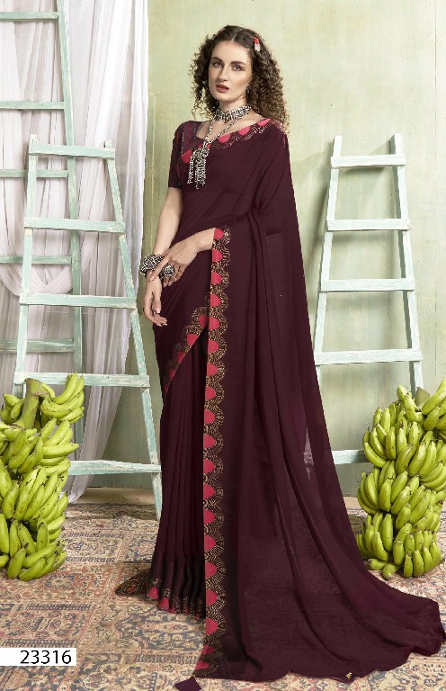 Vallabhi Sudan Wholesale Georgette Party Wear Sarees