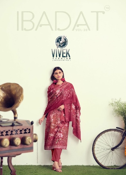 VIVEK FASHION PRESENTS IBADAT VOL 20 ETHNIC STYLE COTTON LAWN PAKISTANI SALWAR SUIT