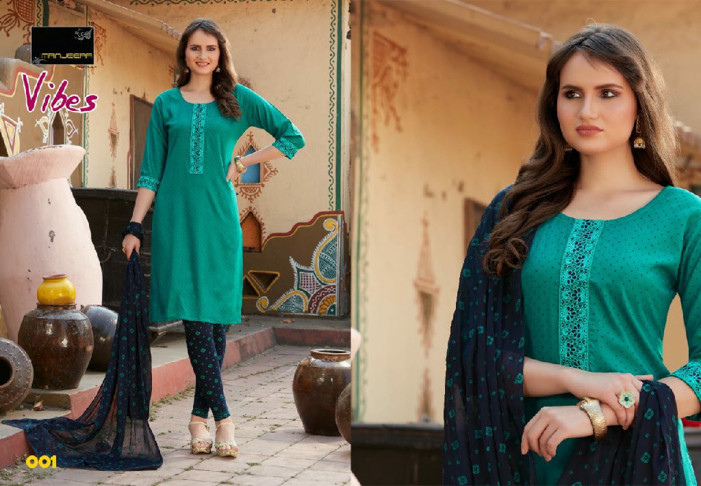 MANJEERA VIBES BEAUTIFUL RAYON PRINT FULLY STITCH SALWAR KAMEEZ COLLECTION