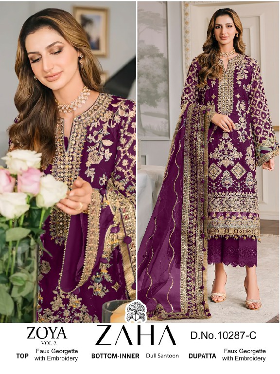 Zaha Zoya Vol-2 Wholesale Indian Pakistani Salwar Suits