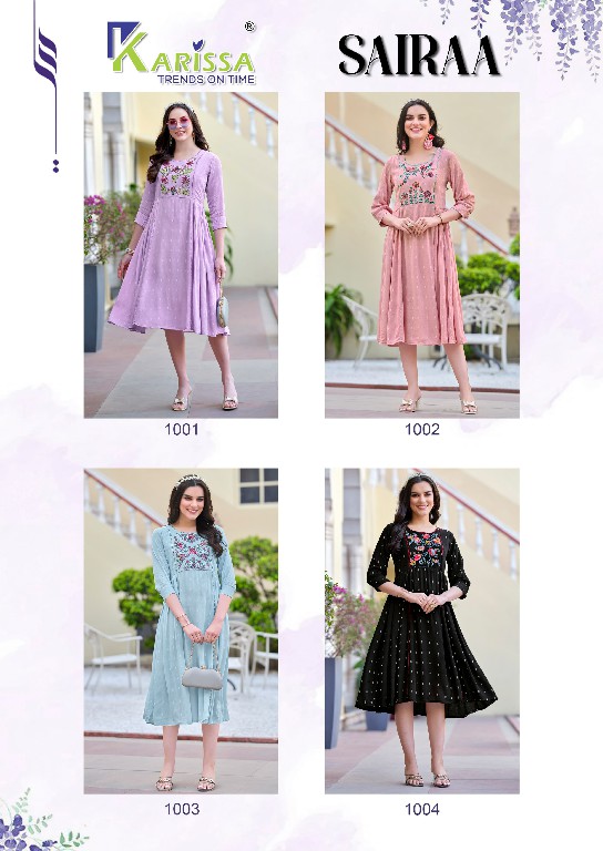 Karissa Sairaa Wholesale Liva Rayon Flair Kurtis