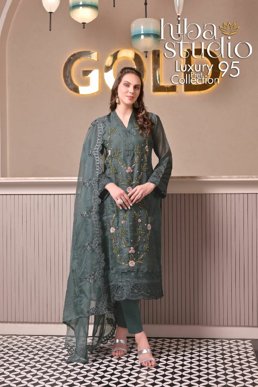 Hiba Studio LPC-95 Wholesale Luxury Pret Formal Wear Collection