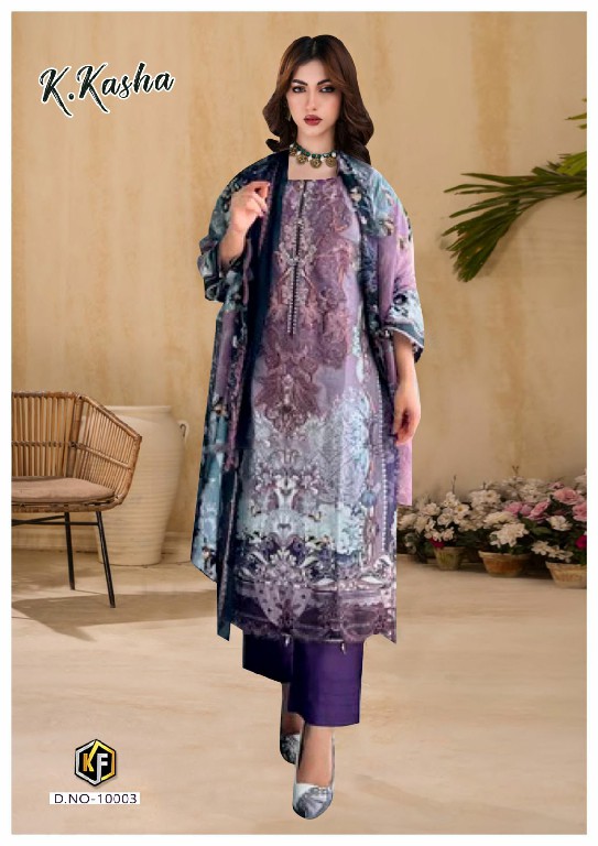 Keval Fab K Kasha Vol-10 Wholesale Karachi Cotton Printed Dress Materials