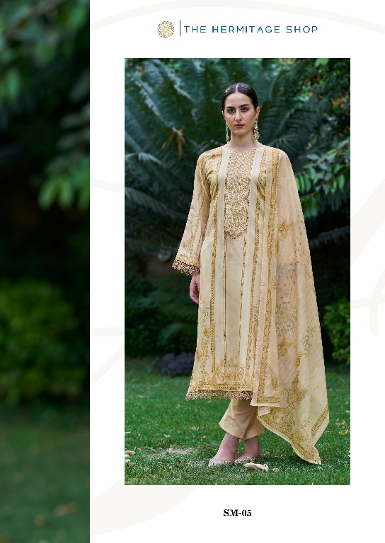 HERMITAGE PRESENTS SHAMIANA EXCLUSIVE PAKISTANI SWISS LAWN SALWAR KAMEEZ