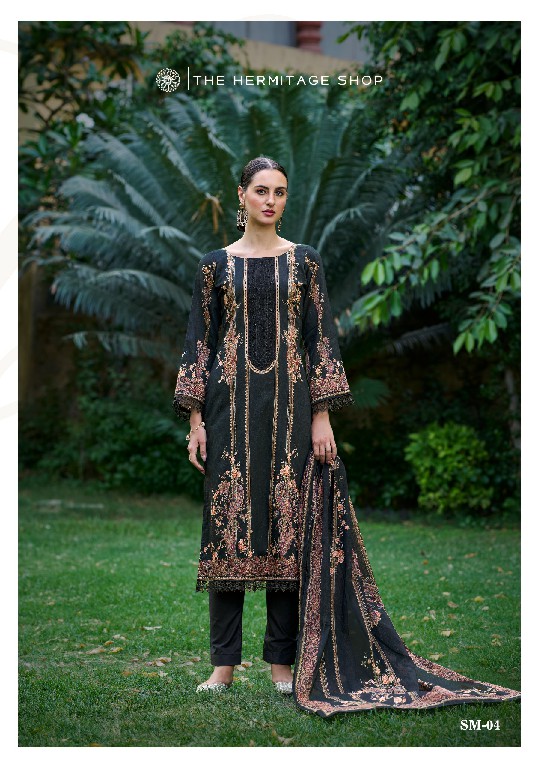 HERMITAGE PRESENTS SHAMIANA EXCLUSIVE PAKISTANI SWISS LAWN SALWAR KAMEEZ