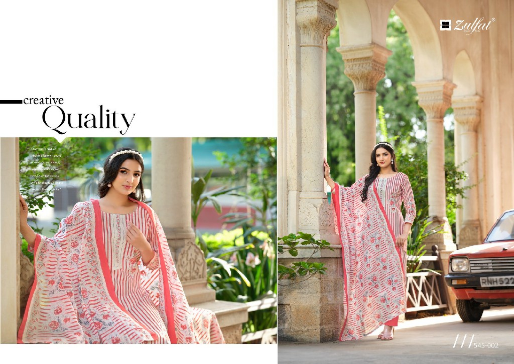 FARHANA VOL 5 BY ZULFAT COMFORTABLE COTTON PAKISTANI SALWAR SUIT DRESS MATERIAL