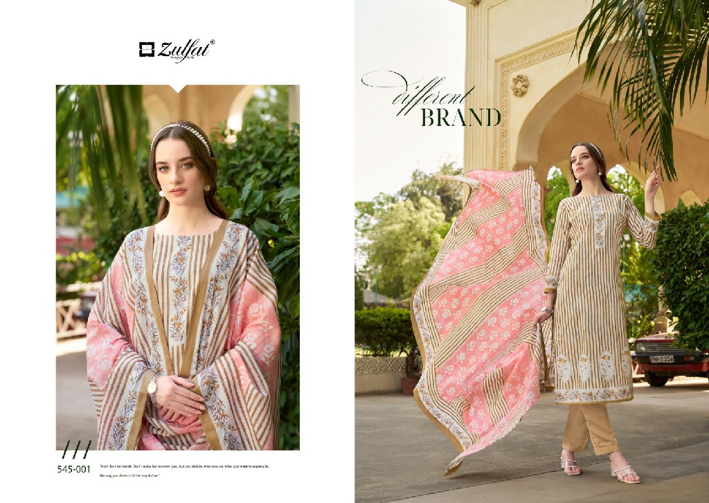 FARHANA VOL 5 BY ZULFAT COMFORTABLE COTTON PAKISTANI SALWAR SUIT DRESS MATERIAL