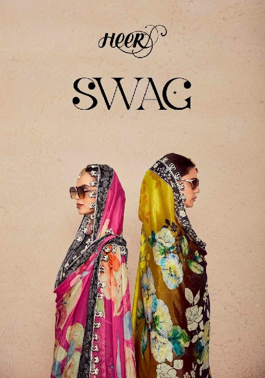 SWAG VOL 174 BY KIMORA HEER MUSLIN DESIGNER PAKISTANI DRESSES