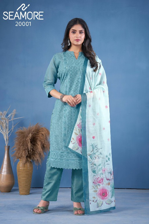 Seamore Ayodhya Wholesale Women Kurta Pant With Dupatta