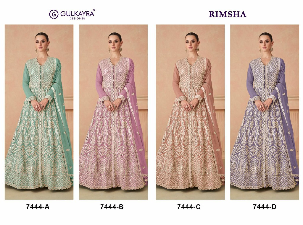 Gulkayra Rimsha Wholesale Designer Free Size Stitched Suits