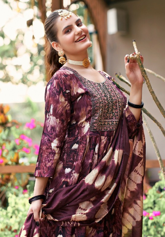 Mystic 9 Shanaya Vol-1 Wholesale Umbrella Cut Kurtis With Pant And Dupatta