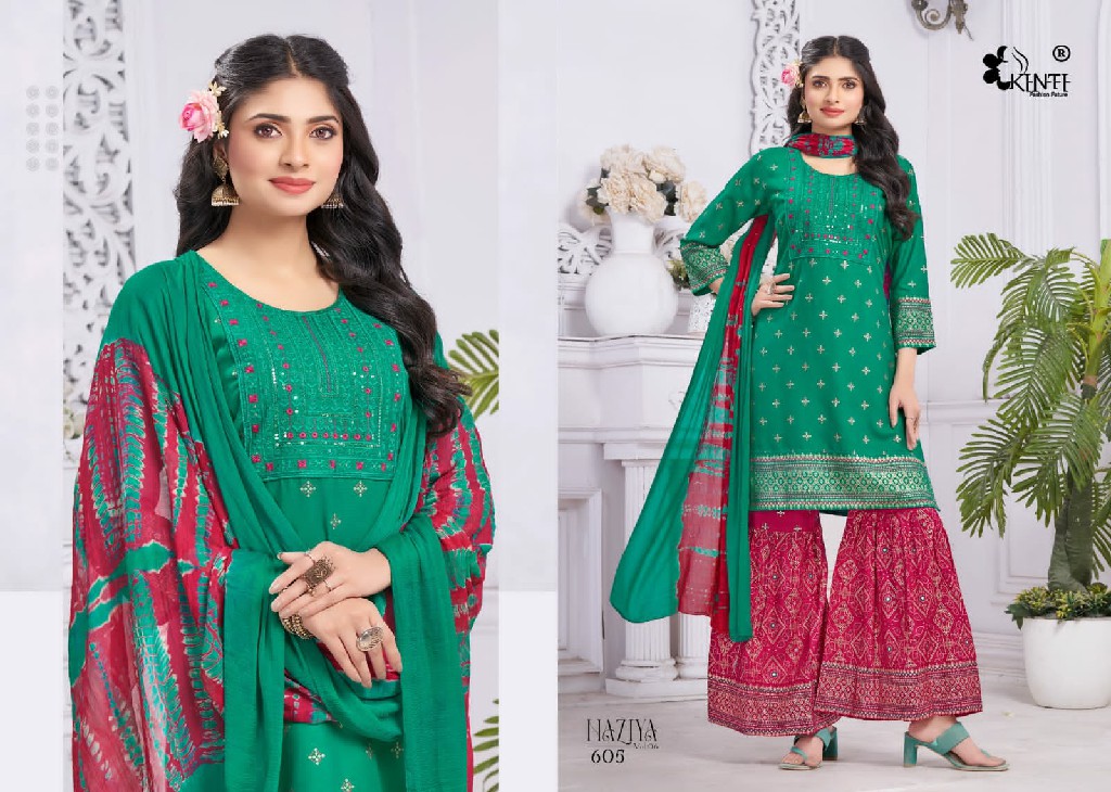 Kinti Naziya Vol-6 Wholesale Sharara Top And Dupatta Sets