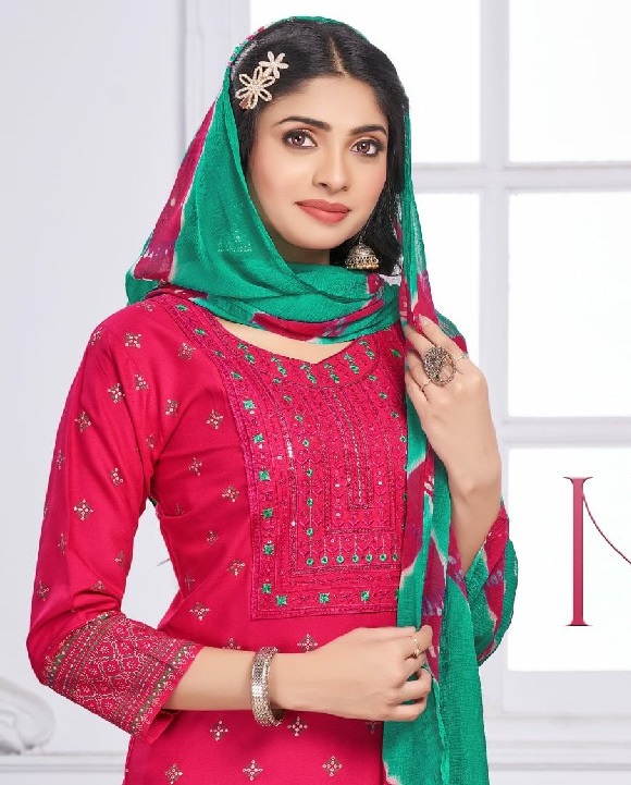 Kinti Naziya Vol-6 Wholesale Sharara Top And Dupatta Sets