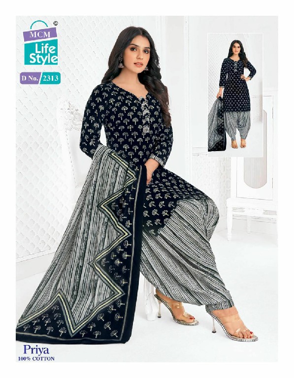 MCM Lifestyle Priya Vol-23 Wholesale Pure Cotton Printed Dress Material