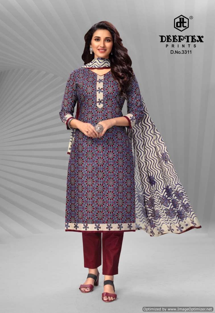 DEEPTEX CHIEF GUEST VOL 33 COTTON COMFY WEAR UNSTITCH SALWAR KAMEEZ