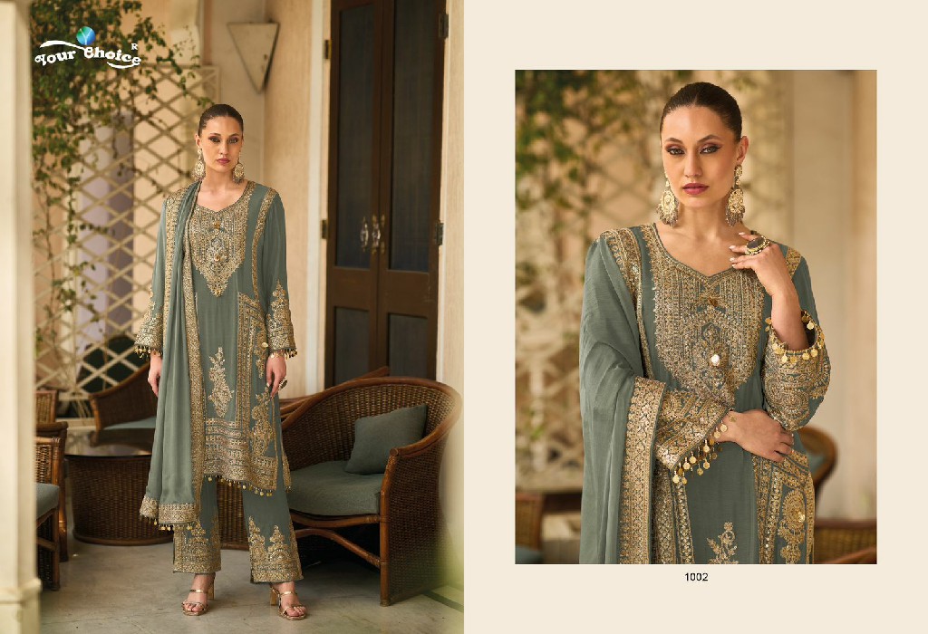 BARBEE BY YOUR CHOICE HIT DESIGN CHINON INDIAN PAKISTANI READYMADE SALWAR KAMEEZ