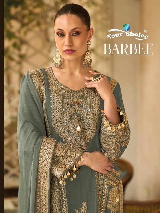 BARBEE BY YOUR CHOICE HIT DESIGN CHINON INDIAN PAKISTANI READYMADE SALWAR KAMEEZ