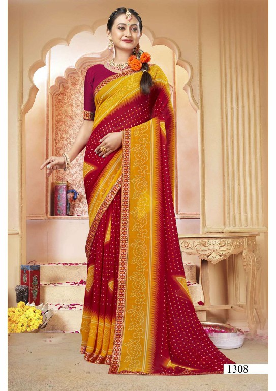 Vallabhi Disney Wholesale Georgette Indian Sarees