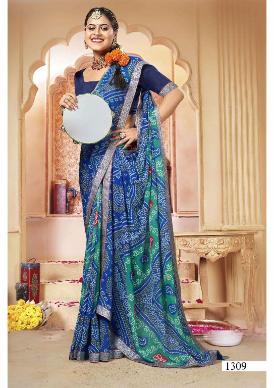 Vallabhi Disney Wholesale Georgette Indian Sarees