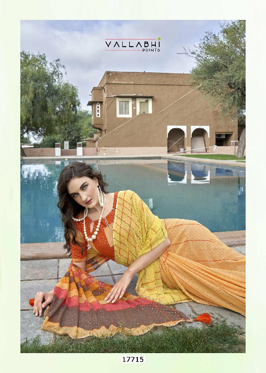 Vallabhi Colourful Vol-2 Wholesale Chiffon Indian Sarees