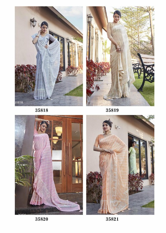 Vallabhi Harini Wholesale Georgette Indian Ethnic Sarees