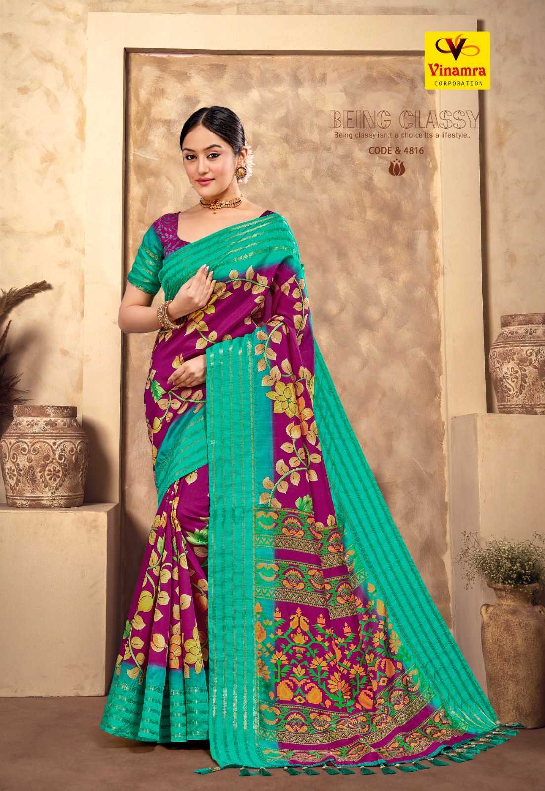 VINAMRA VASTRALAY SILK VOL 2 AMAZING ZARI PATTA SAREES