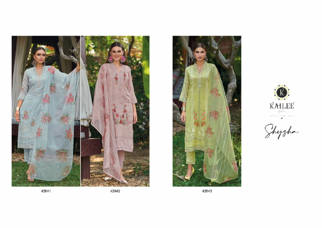 KAILEE FASHION SHYSHA EXCLUSIVE PREMIUM PAKISTANI COTTON READYMADE SALWAR SUIT