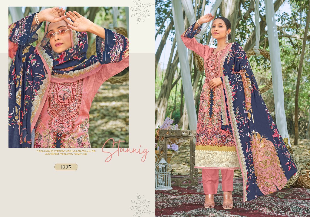 ABC SUITS NAIRA SIMPLE DESIGN CAMRIK EMBROIDERY WORK PAKISTANI SALWAR KAMEEZ