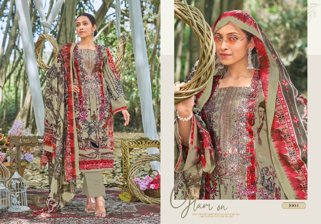 ABC SUITS NAIRA SIMPLE DESIGN CAMRIK EMBROIDERY WORK PAKISTANI SALWAR KAMEEZ